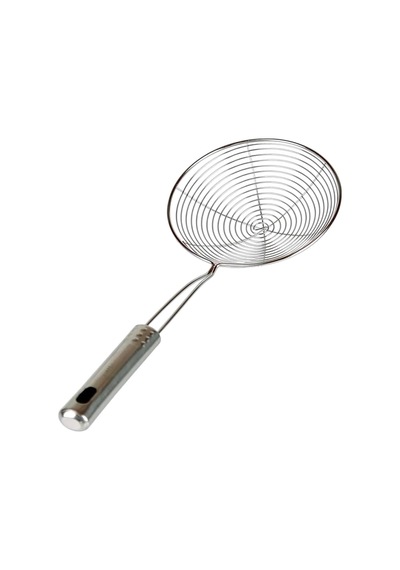 Kitchen Design Lab Metal Saplı Kevgir Seti, 18-16 Cm Çap, 2'li Set, Gri Diğer