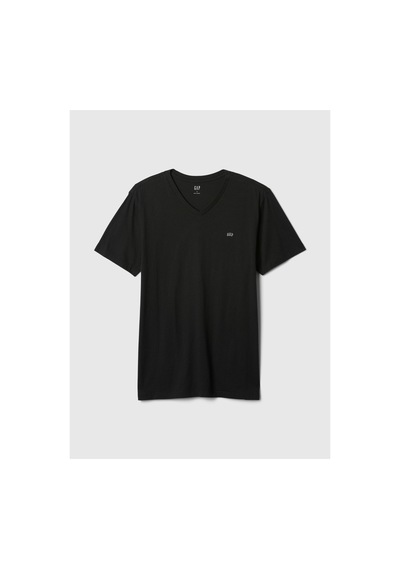 Gap V-frch Everyday Soft Erkek Tişört SIYAH