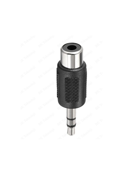 3.5mm Stereo Erkek - RCA Dişi Konnektör Ses Video Adaptörü
