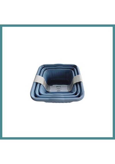 Trendexa Kaprıs Home 3lu 4lt6lt9lt Kare Badya Set Mac Çok Renkli