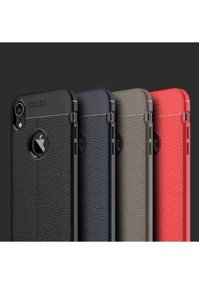 Apple Uyumlu iPhone Xr 6.1 Kılıf Zore Niss Silikon Kapak Kırmızı