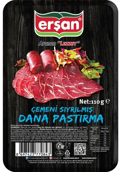 Erşan Çemensi Z Pastırma 110 G