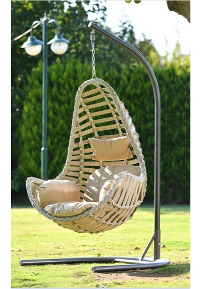Bahçe Garden Kuş Yuvası Salıncak Gri