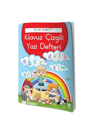 Ema Kılavuz Çizgili Yazı Defteri A4 Çok Renkli