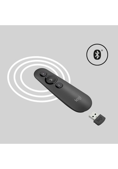R500s Sunucu, Lazer Sınıfı 1, Bluetooth Ve Usb İçin, Evrensel Uyumlu, 20 Metre Menzil, Yapılandırılabilir, 12 Ay Çalışma Süresine Sahip Akıllı Pil Kullanımı, Koyu Gri Çok Renkli