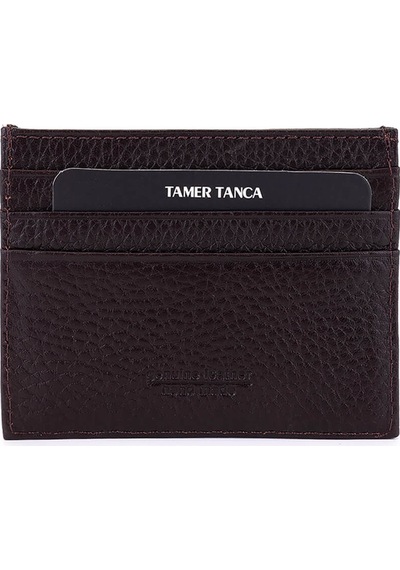 Tamer Tanca Erkek Hakiki Deri Kahverengi Cüzdan 907 1092 Erk Czdn Sk25-26 Kahve Fltr Kahverengi