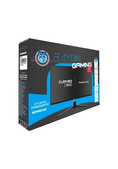 Raydın G270VA165C 27" 1 MS 165 Hz Full HD VA Curved LED Monitör