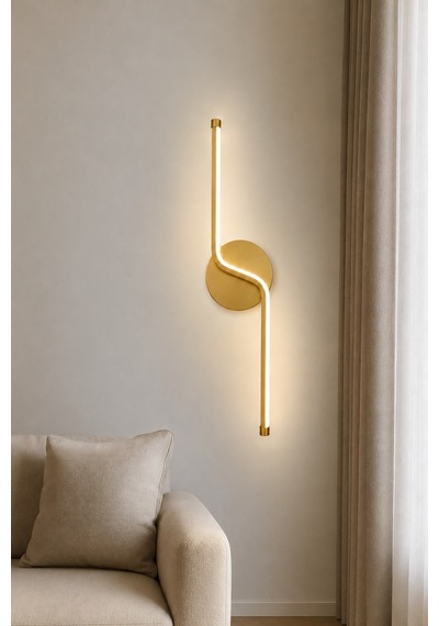 Gena Modern Led Duvar Apliği Günışığı Eskitme