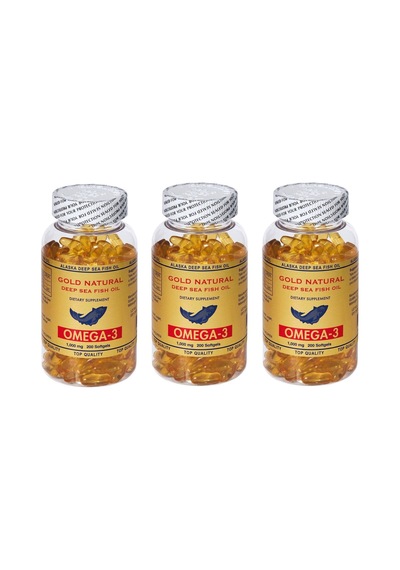 Gold Natural Omega 3 200 Softgels -3kutu