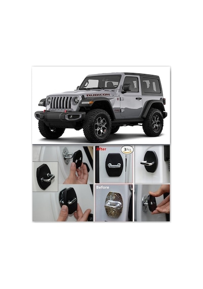 Consept Jeep Wrangler Rubicon Kilit Koruyucu Kapak Seti Rubicon Jeep