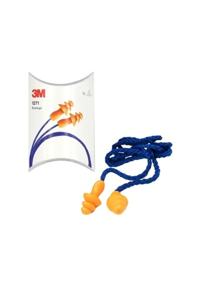 3M 1271 Yıkanabilir Ipli Kulak Tıkacı 5 Li Paket N11.43