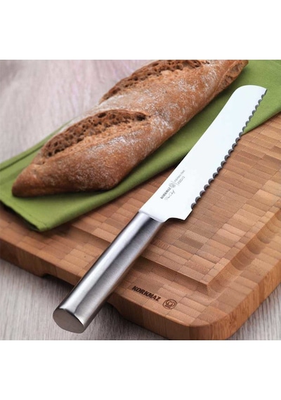 Korkmaz A501-06 Pro Chef Ekmek Bıçağı 20 CM - 2.5 MM Gümüş