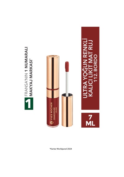 Yves Rocher Mat Kalıcı Likit Ruj - No:112 7 Gr Bej
