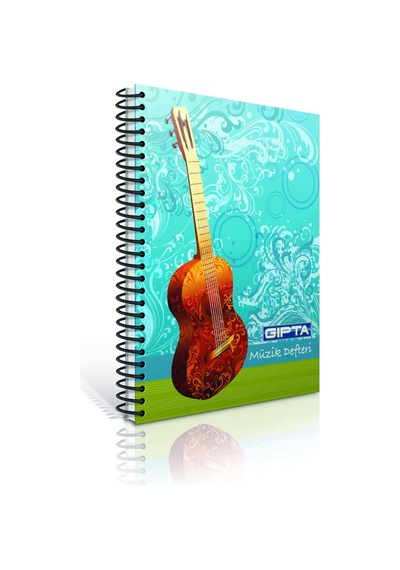 Gıpta A4 Spiralli Müzik Defteri, 40 Yaprak, Turuncu, 6'lı Paket