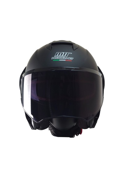Motosiklet Kask Modüler 180 Derece Çene Açılır Abs Material Mat Siyah Motorcu Kaskı-