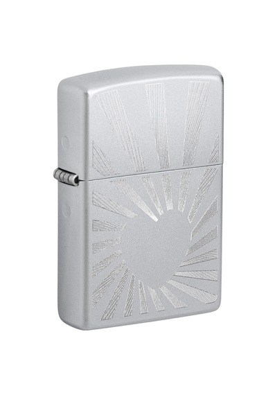 Zippo Heart Rays Dizayn Çakmak Gri