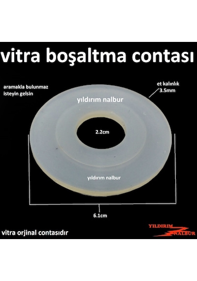 VitrA Boşaltma Contası Silikon Rezervuar İç Takım Contası
