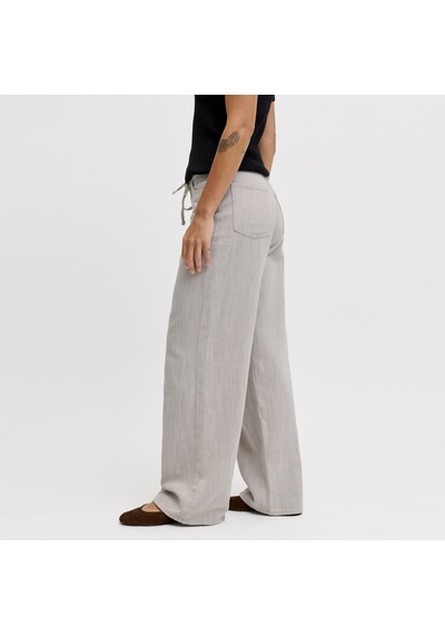 Jack & Jones Kadin Wide Fit Yüksek Bel Pantalon - Zoe - 12288648 Çok Renkli
