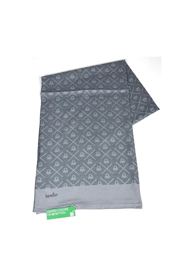 Benetton Elegante Uno Şal 1025 Siyah-83 12360041