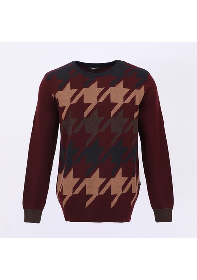 Dio Rise Erkek Uzun Kol İnce Sweatshirt - 180980 - Koyu Bordo Koyu Bordo