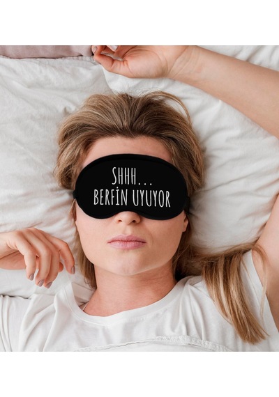 Bk Gift İsimli Uyku Göz Bandı, Arkadaşa Hediye, Doğum Günü Hediyesi, Uyku Bandı-4 Çok Renkli