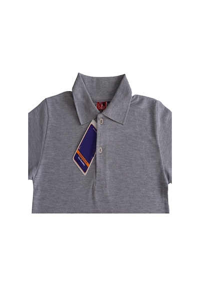 Angelos Girls Kız Çocuk Okul Tarz %100 Pamuk T-shirt -5-17 Yaş Ag006 Gri
