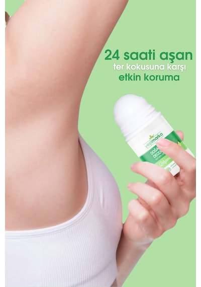 Yeşilmarka Bergamot Kokulu Doğal Unisex Roll-On Deodorant 50 ML