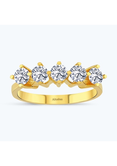 Altınbaş 22 Ayar Altın Beştaş Yüzük Yzss0125-24875 Renkli