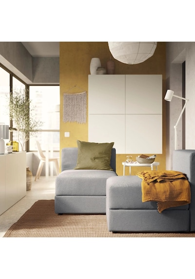 Ikea Gri Konforlu Kanepe - Tekli Koltuk
