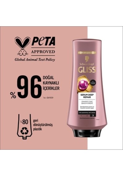 Hyalüron İksiri Ve Kızılcık Özlü Onarıcı Saç Bakım Kremi 360 Ml