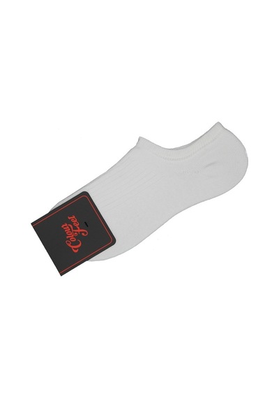 Cf Colour Feet Cf 12'Li Paket Beyaz Kadın Çetik Çorap Beyaz