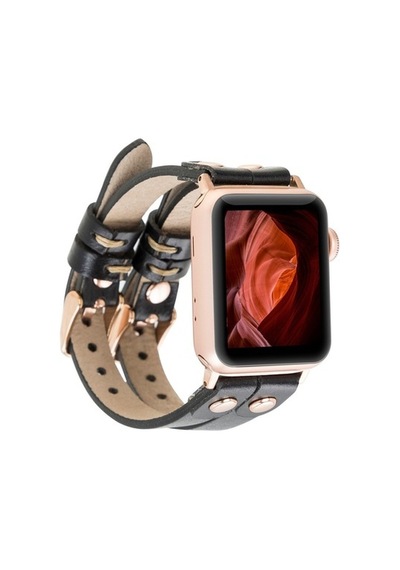 Bouletta Apple Watch Uyumlu Deri Kordon Ely Double Tour Rst1 Siya