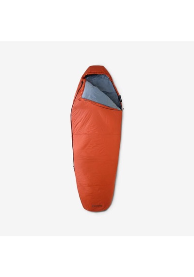 Sımond Outdoor Trekking Uyku Tulumu - Kahverengi - Mt500 10 C Konfor Turuncu
