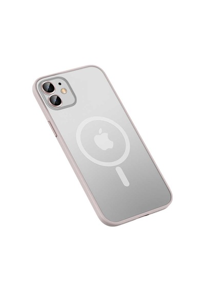 Apple Uyumlu iPhone 12 Kılıf Zore Mokka Lens Koruyuculu Wireless Kılıf