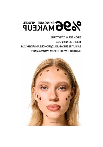 Likit Bronzer - Kontür Nötr Kahve, Işıltılı Yüz Şekillendirici