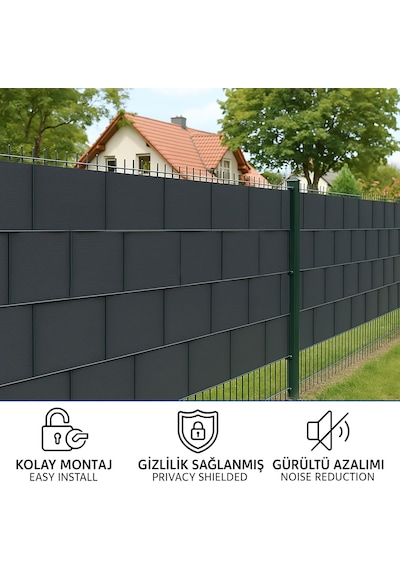 Pankor Panel Çit Kapatma Bantları - Yüksek Güvenlik Ve Gizlilik İçin Dayanıklı, Estetik Koruma