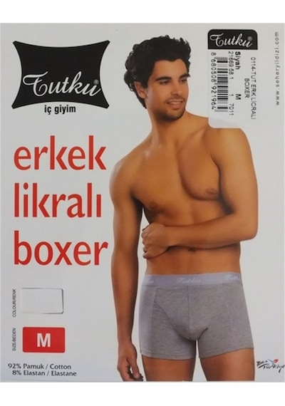 Tutku Totku Erkek Boxer 3 Lü Paket 0114 Elasten Paket
