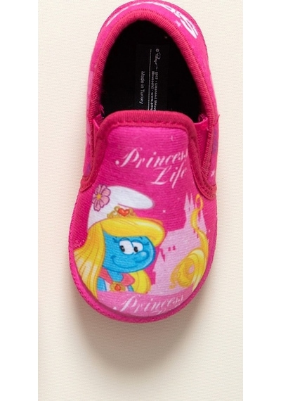 Gigi Pembe Şirinler Kız Bebek Panduf Ev Ayakkabı Pembe