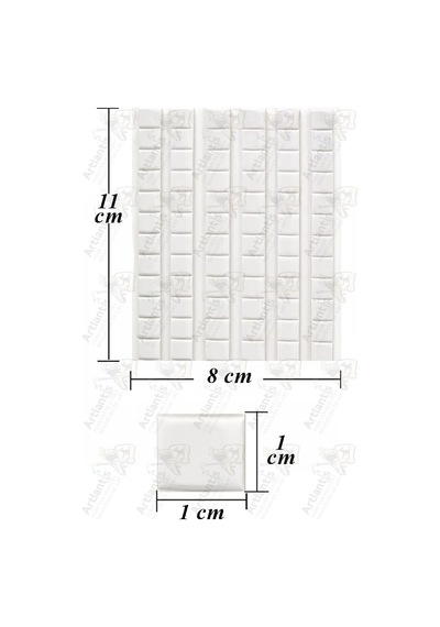 Hamur Yapıştırıcı Tack-it 50gr 3 Paket Fixpoint 65 Parça Macun Sakız Yapıştırıcı Takıt Çerçeve Afiş Duvar İz Bırakmaz
