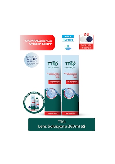 Tto Lens Solüsyonu 2 x 360 ML