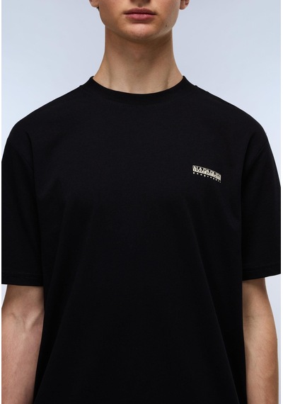 Napapijri S-small Box Ss Erkek T-shirt-30435 Siyah