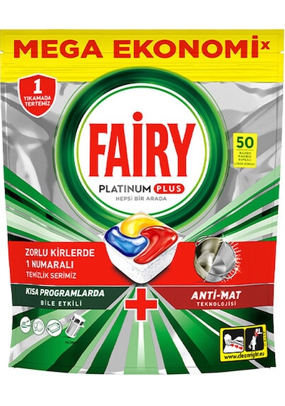 2 Adet Fairy Tablet Platinum Plus 50'li