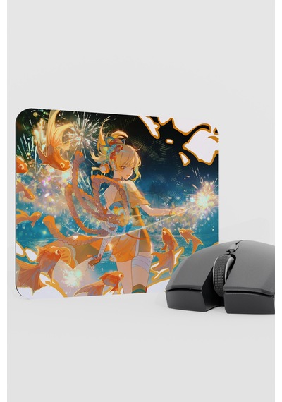 Yoimiya Genshin Impact Anime Gacha V3 - 22x18 Gaming Mouse Pad Fare Altlığı