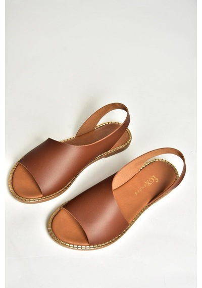 Fox Shoes U876860609 Kahverengi Kadın Sandalet Kahverengi