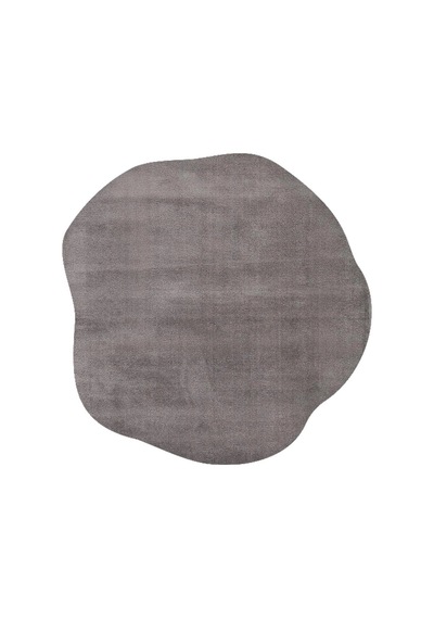 Hoom Rugs Bali Amorf 04 Antrasit Hav Toz Vermez Dekoratif Makine Halısı