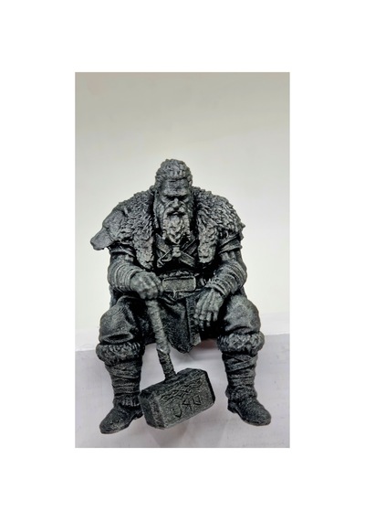 Oturan Thor Figür 10 Cm God Of War