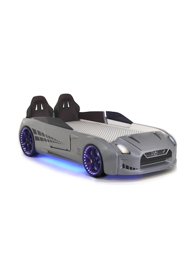 Gri Arabalı Yatak Kapıları Açılan Gtr Full Ledli Kumandalı Ve Müzikli + Baza 90 190 Gri Arabalı Yatak Kapıları Açılan Gtr Full Ledli Kumandalı Ve Müzikli + Baza 90 190