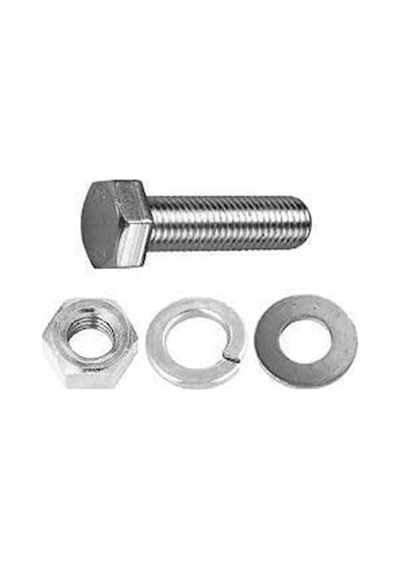 Akb M6x30mm Altıköşe Altıgen,anahtar Başlı Vida , Somun , Rondela Ve Yaylı Pul 10 Takım Rf145 M6 - 30
