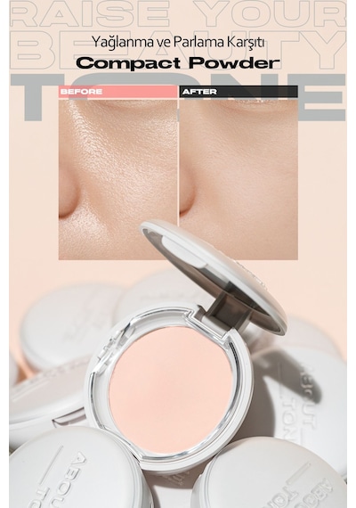 About Tone Yağlanma ve Sebum Karşıtı Matlaştırıcı Pudra ABOUT TONE Sebum Cut Powder Pack