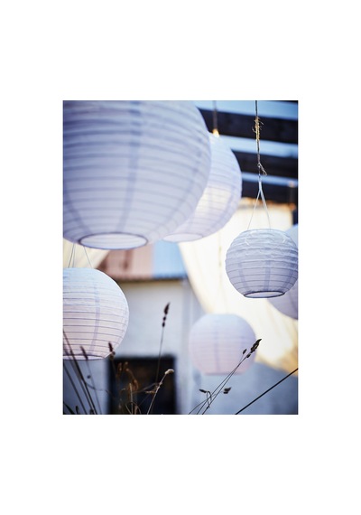 Ikea Solvinden Serisi, Led'li Güneş Enerjili Aydınlatma, 22 Cm, Beyaz
